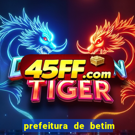 prefeitura de betim contracheque online